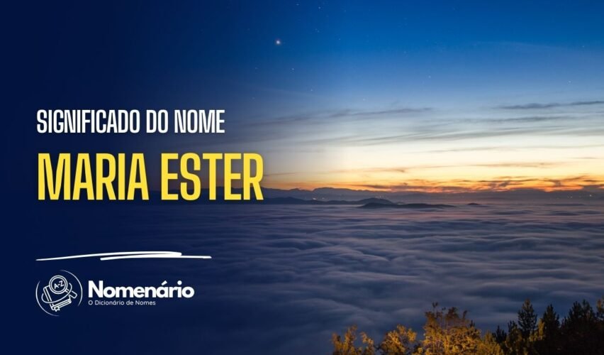 significado do nome maria ester