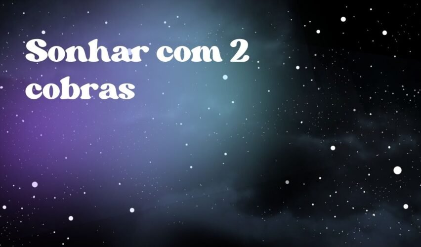 Sonhar com 2 cobras