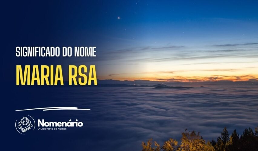 significado do nome maria rsa