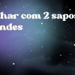 Sonhar com 2 sapos grandes