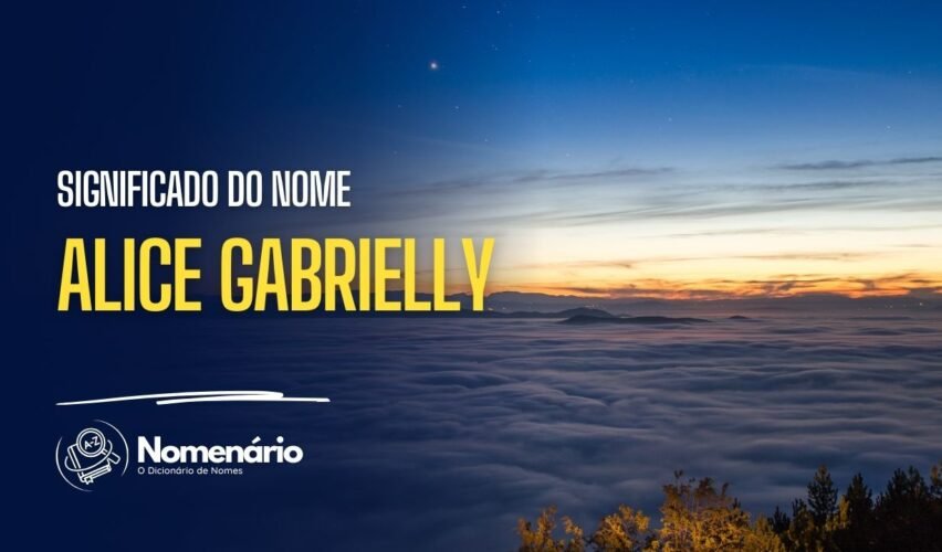 significado do nome alice gabrielly