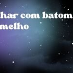 Sonhar com batom vermelho