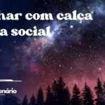 Sonhar com calça preta social