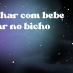 Sonhar com bebe jogar no bicho