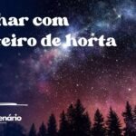 Sonhar com canteiro de horta