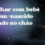 Sonhar com bebê recém-nascido caindo no chão