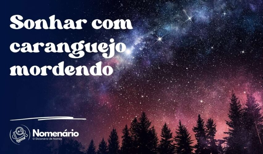 Sonhar com caranguejo mordendo