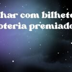 Sonhar com bilhete de loteria premiado
