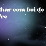 Sonhar com boi de chifre