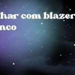 Sonhar com blazer branco