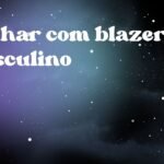 Sonhar com blazer masculino