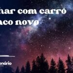 Sonhar com carro branco novo