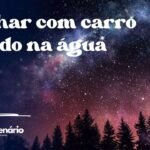 Sonhar com carro caindo na água