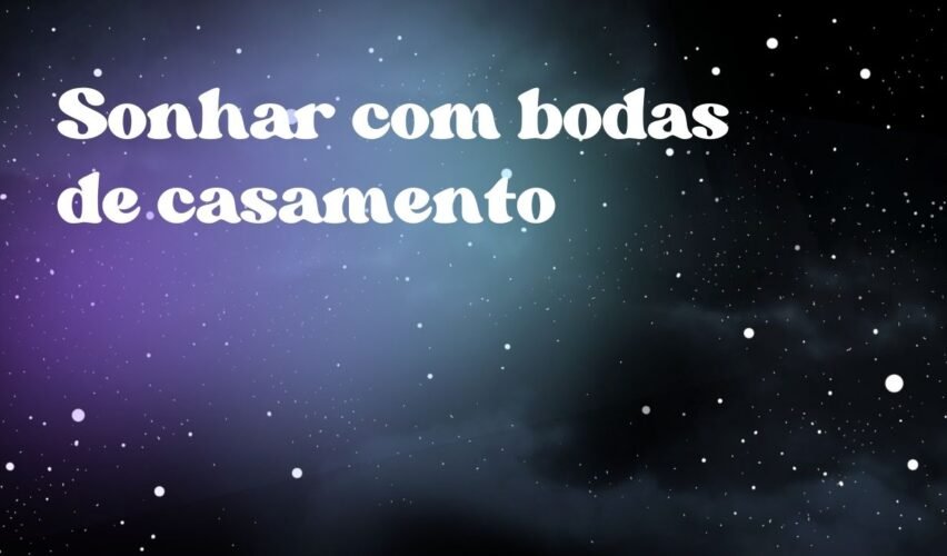 Sonhar com bodas de casamento