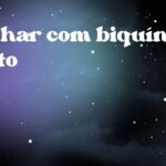 Sonhar com biquíni preto