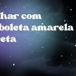 Sonhar com borboleta amarela e preta