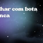 Sonhar com bota branca