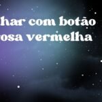 Sonhar com botão de rosa vermelha