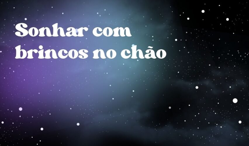 Sonhar com brincos no chão