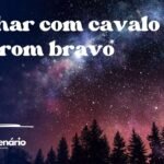 Sonhar com cavalo marrom bravo