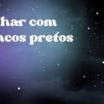Sonhar com brincos pretos