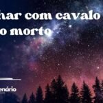 Sonhar com cavalo preto morto