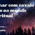 Sonhar com cavalo preto no mundo espiritual