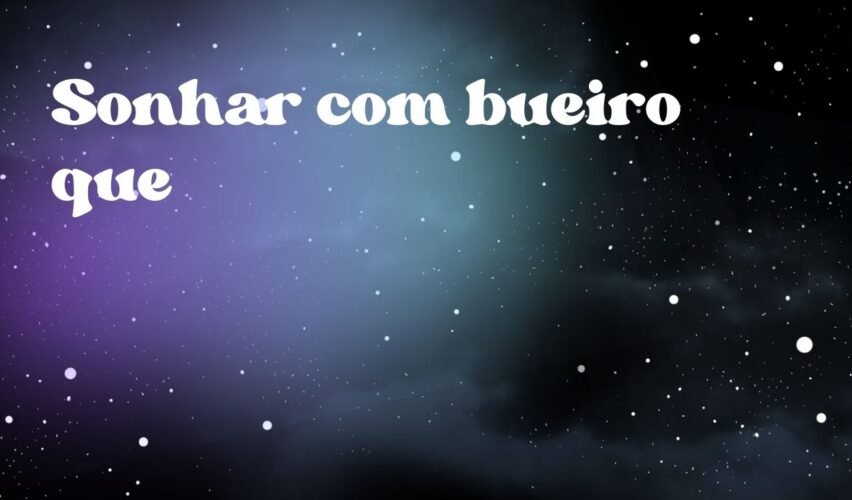 Sonhar com bueiro que