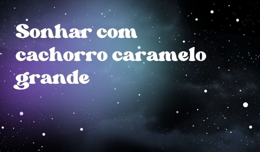 Sonhar com cachorro caramelo grande