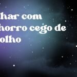 Sonhar com cachorro cego de um olho