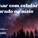 Sonhar com celular quebrado no meio