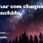 Sonhar com cheque preenchido