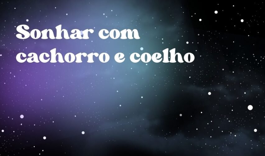 Sonhar com cachorro e coelho
