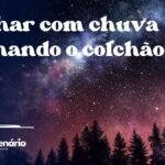 Sonhar com chuva molhando o colchão