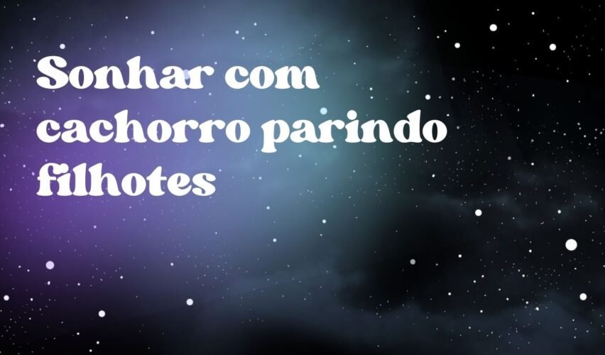 Sonhar com cachorro parindo filhotes