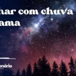 Sonhar com chuva na cama