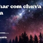 Sonhar com chuva preta