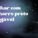 Sonhar com cachorro preto amigável