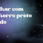 Sonhar com cachorro preto ferido
