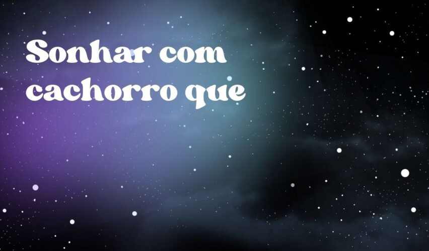 Sonhar com cachorro que