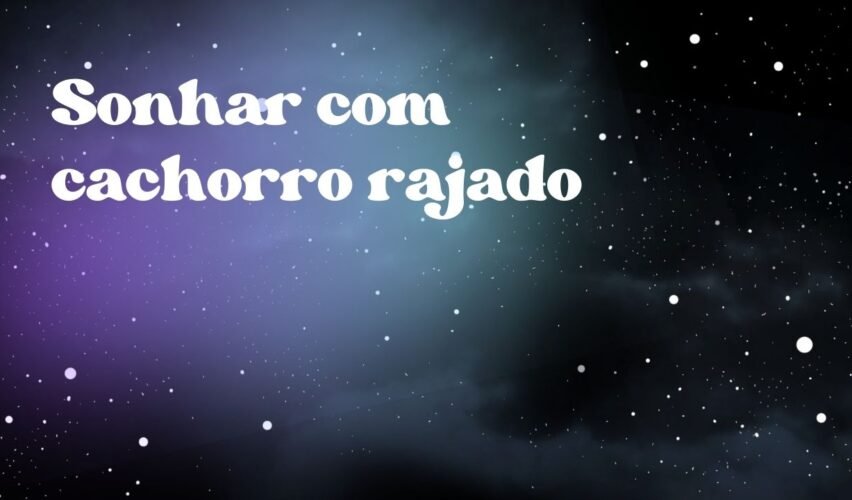 Sonhar com cachorro rajado