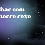 Sonhar com cachorro roxo
