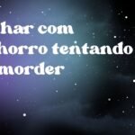 Sonhar com cachorro tentando me morder