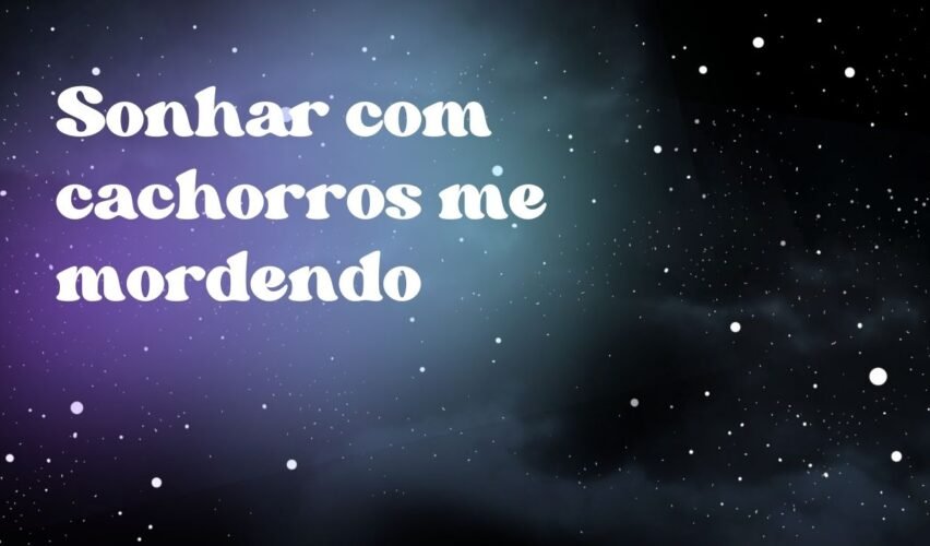 Sonhar com cachorros me mordendo
