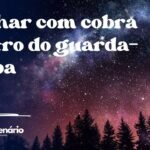 Sonhar com cobra dentro do guarda-roupa