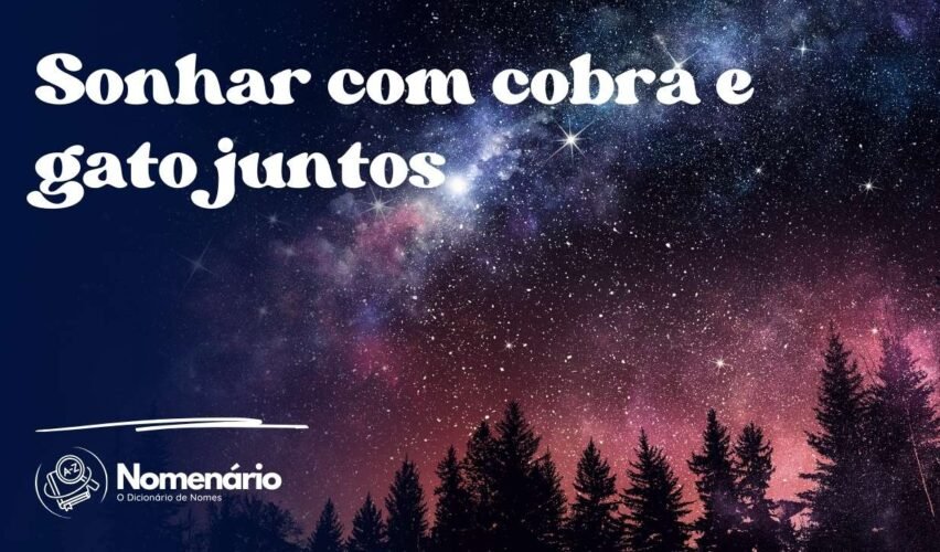 Sonhar com cobra e gato juntos