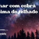 Sonhar com cobra em cima do telhado