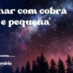 Sonhar com cobra fina e pequena