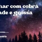 Sonhar com cobra grande e grossa