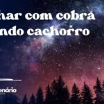 Sonhar com cobra picando cachorro